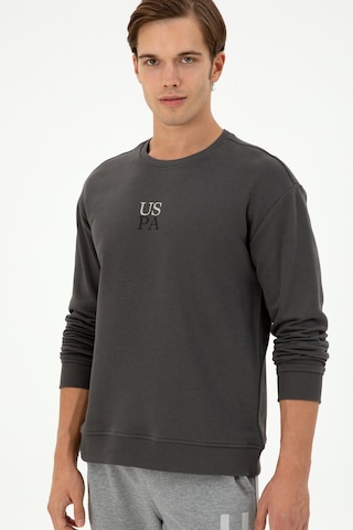 U.S. Polo Assn. Erkek Antrasit Basic Sweatshirt 50293420-VR006