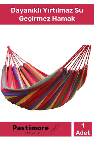 Premium Dayanıklı Yırtılmaz Su Geçirmez Kamp Piknik Bahçe Balkon Outdoor Kamp Salıncak Hamak Çok Renkli