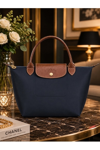 Longchamp Kadın Omuz Çantası L1621 089 Lacivert