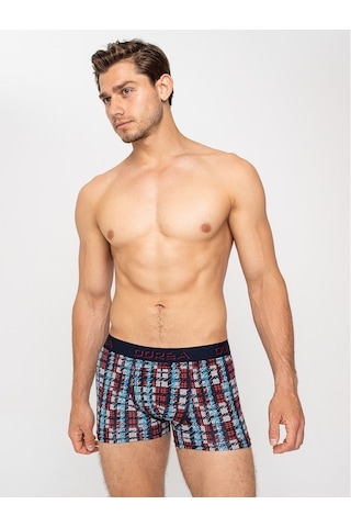 Dorea 2 Adet Erkek Desenli Boxer (446078192) Lacivert