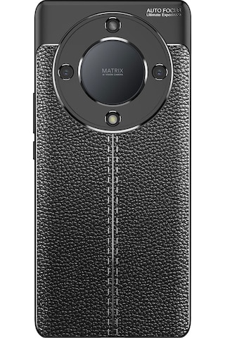 Huawei Honor X 9a Kılıf Hptk Niss Silikon Kapak - Siyah Siyah