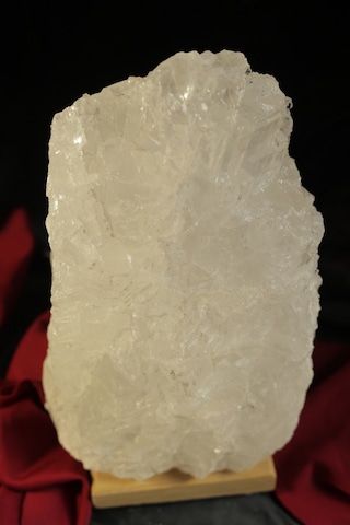 2-3 Kg Çankırı Kristal Tuz Lambası Ahşap Kaideli Doğal Dekoratif Ortam Lambası