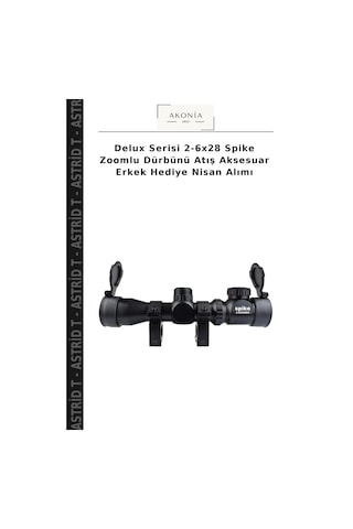 Delux Serisi 2-6x28 Spike Zoomlu Dürbünü Atış Aksesuar Erkek Hediye Nisan Alımı Diğer