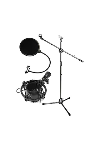 Lastvoice Ms06 Mikrofon Standı Shock Mount Pop Filter Set