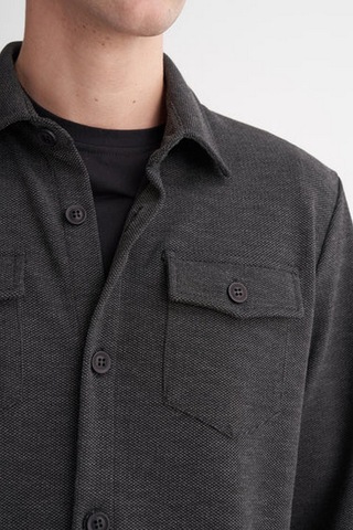 Cazador Kalın Pike Kumaş Premium Polo Yaka Regular Fit Sweat Gömlek Gri