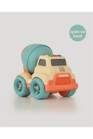 Let's Be Child Sesli Ve Işıklı Minik Mikser 31018 Bej - Turkuaz Mikserli, Çocuklar İçin Oyuncak Mikser