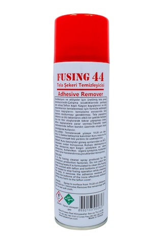Fusing 44 Tela Şekeri Temizleyici Sprey Ütü Ve Pres Makinesi Yapıştırıcı Sökücü 500 Ml 1