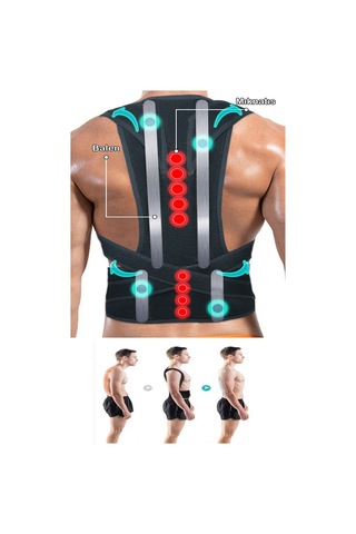 Medikaldik Duruş Korsesi Kifoz Skolyoz Korsesi Balenli