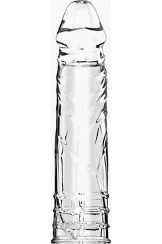 Hızlı Express Pretty Love Sleeve Damarlı Dolgulu 4 Cm Uzatmalı Şeffaf Silikon Penis Kılıfı