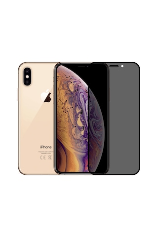 Safeus Tam Kaplayan Hayalet Parmak İzi Bırakmayan Safir Ekran Koruyucu Cam , Apple Uyumlu iPhone Xs Max İle