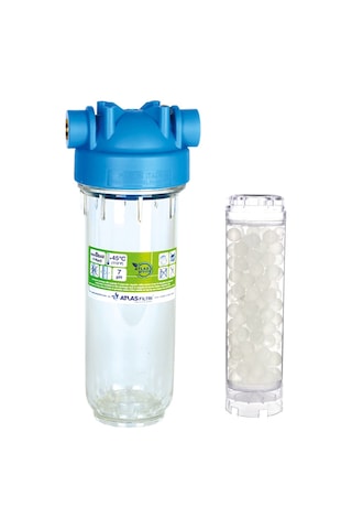 Atlas 10" Dp Mono Housıng 3/4'' Dolu Filtre Kabı - Silifozlu