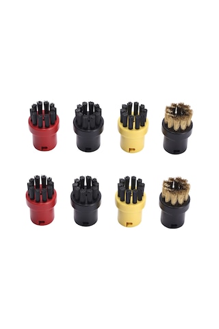 Dofolink Karcher Sc1-sc7 Ctk10 Uyumlu Buhar Temizleyici Değişim Fırçaları, 8 Adet Karışık Renkli, Abs+nilon+pirinç Malzeme, Optimal Performans İçin