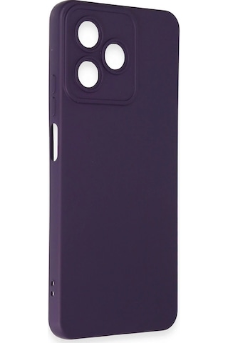 Uryport Realme C53 Kılıf Nano İçi Kadife Silikon - Mor