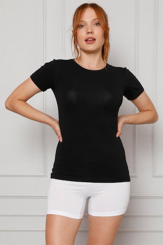 Akbeniz Kadın Penye Boxer 5871 Beyaz