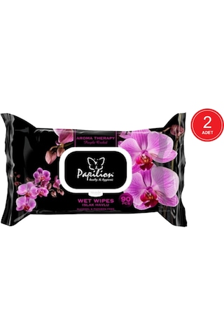 Papilion Aroma Terapi Orkide Kokulu Islak Havlu 2 X 90'Lı