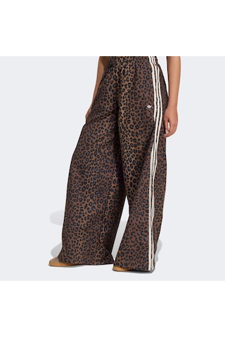 Adidas Leopard Firebird Oversized Kadın Kahverengi Pantolon Jw7302 Kahverengi