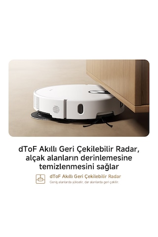Xiaomi Robot Vacuum Mop 5 Beyaz Akıllı Robot Süpürge