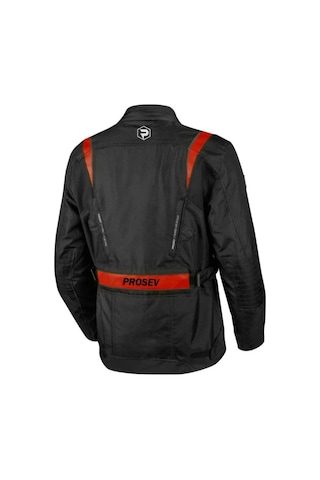 Motosiklet Montu 3 Katmanlı Kışlık Astar Long Model 4 Mevsim Maxdura Kumaş Stelvıo Mont Kırmızı