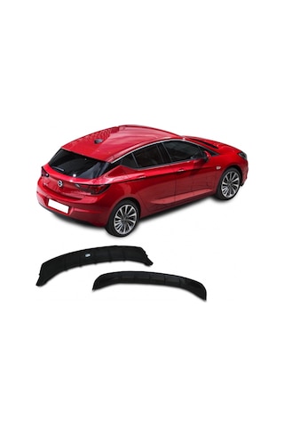 Opel Astra K 2016 Sonrası Arka Tampon Eki - Difüzör (Plastik)