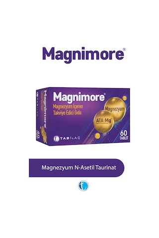 Magnimore Magnezyum Takviye Edici Gıda 60 Tablet