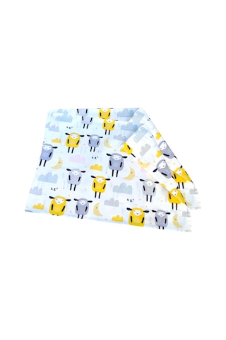 S-mall Bebek Yastık Kılıfı 2 Li - 35x45 Cm - Sevimli Kuzular
