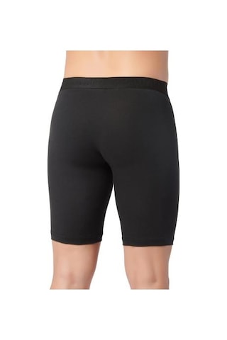 Gümüş Erkek Likralı Uzun Boxer 4074 Siyah