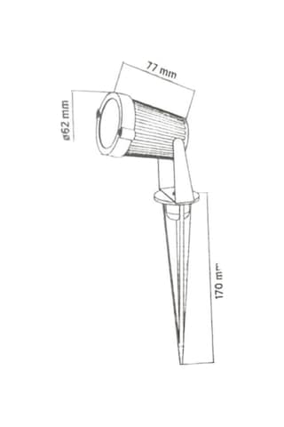 Ct-7300 Rozanslı Kazıklı Yeşil Bahçe Armatür Diğer