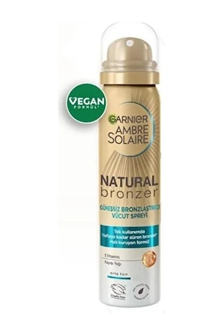 Ambre Solaire Natural Bronzer Güneşsiz Bronzlaştırıcı Sprey 150ml
