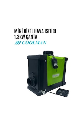 Coolman Mini 1.3kw Çanta Webasto Tipi Isıtıcı 12v-24v-1102