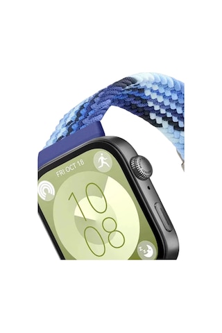 Huawei Fit 4 Kordon Saat Değildir - Lacivert-mavi