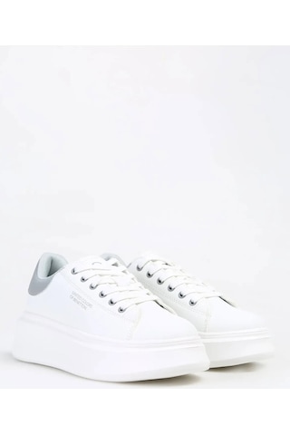 United Colors Of Benetton Beyaz Kadın Sneaker Bnı-10232 Z