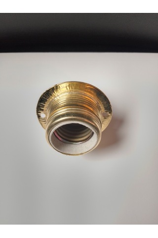 Orgun Dekoratif E27 Rondelalı Sarı Metal Duy 10 'lu
