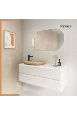Bocchi - Bergamo 90 Cm Tek Çekmeceli Lavabo Dolabı Beyaz - 7018-0102-1165 Diğer