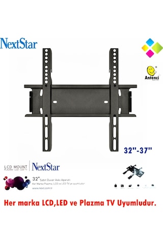Nextstar Ye2242 32" 82Ekran Lcd Led Tv Sabit Askı Aparatı
