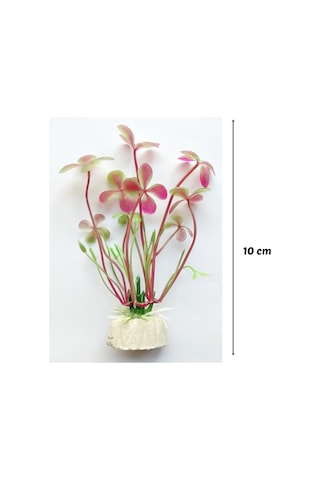 Plastik Süs Yapay Fanus Akvaryum Bitkisi Dekoru 5 Li Set Küçük