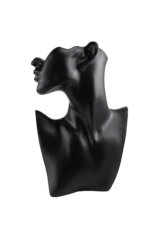 Trendooze Vitrin Tutucu Stilia-l Siyah Sergileme Reçine Reçine Mücevher Malzeme L+siyah Kolye Dy