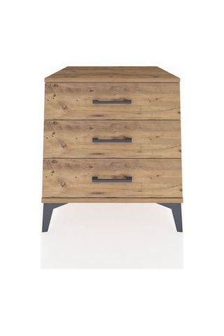 Kronos Komodin 3 Çekmeceli 60x59x64 Çam-çam Çam