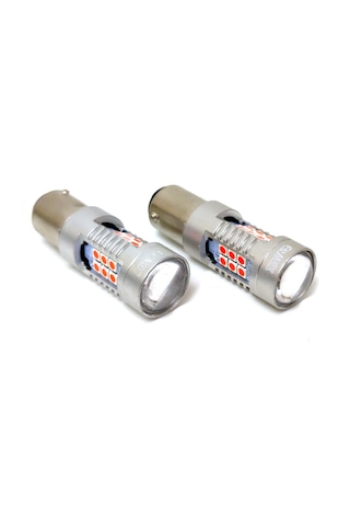Femex  Platinum P21W-1156-15W- Tek Duy Led Ampul Kırmızı Mercekli