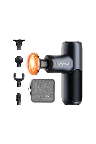 Isı Fonksiyonlu Arboleaf Mini Masaj Tabancası, Ağrıyı Hafifletmek İçin Masaj Tabancası, 5 Hızlı Ve Sıcak Kullanışlı Masaj Aleti, Çantayla Birlikte Seyahat Boyutu, Erkekler Ve Kadınlar İçin Hediye