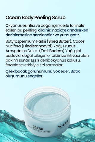 W-Lab Cosmetics Ocean Body Peeling Scrub 250 Ml