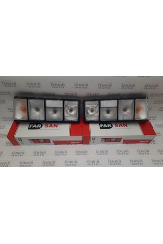 Tofaş Doğan Şahin Uyumlu Sağ Sol 1 Çift Şeffaf Beyaz Stop