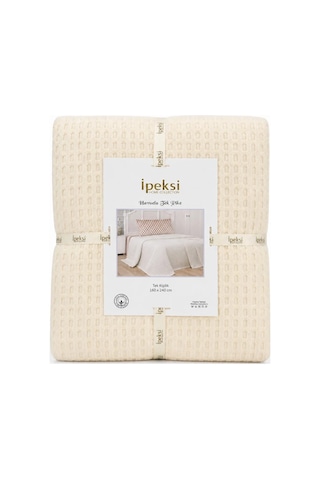 İpeksi Havuzlu Tek Pike Tek Kişilik 160x240 Cm Krem İpeksi Havuzlu Tek Pike Tek Kişilik 160x240 Cm Krem