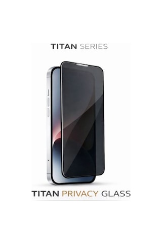 2 Adet Titan Serisi Apple iPhone 14 Pro Max İçin Uyumlu Hayalet Guard Özellikli Privacy Temperli Cam Ekran Koruyucu