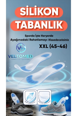 Xxl Bdn Ortopedik Anatomik Silikon Jel Tabanlık