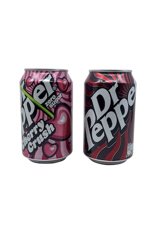 Dr Pepper Karışık + Kiraz Aromalı Gazlı İçecek 330 Ml - Tadım Seti