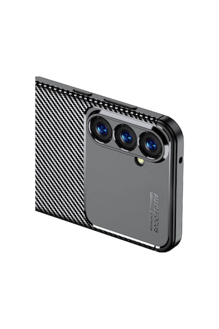 Galaxy S23 Fe Kılıf Zore Negro Silikon Kapak Siyah