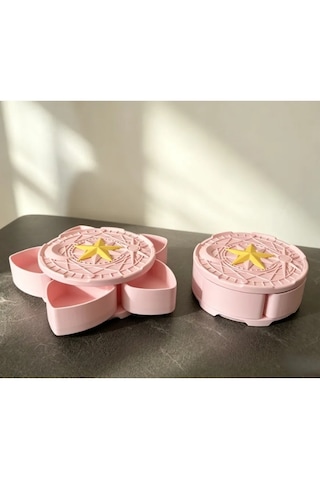 Sailor Moon Temalı Lüks Kozmetik Düzenleyici Ve Takı Kutusu Pembe