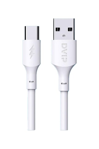 Dvıp L24 6A 100 W Usba To Type-c Hızlı Şarj Ve Data Kablosu Beyaz 1 M