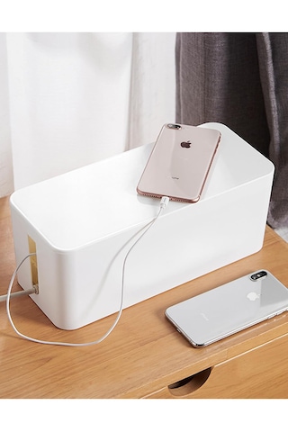 Greentech Kablo Düzenleme Kutusu Beyaz Renk-büyük Boy Gt-pk04