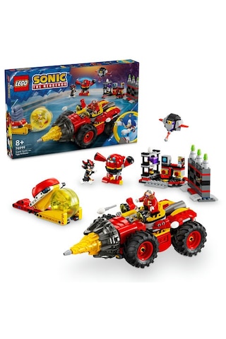 LEGO® Sonic the Hedgehog™ Super Sonic, Egg Drillster’a Karşı 76999 – 8 Yaş ve Üzeri Çocuklar İçin Yaratıcı Oyuncak Yapım Seti (590 Parça)